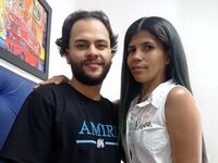 adult couple live sex cam MarceyJuan